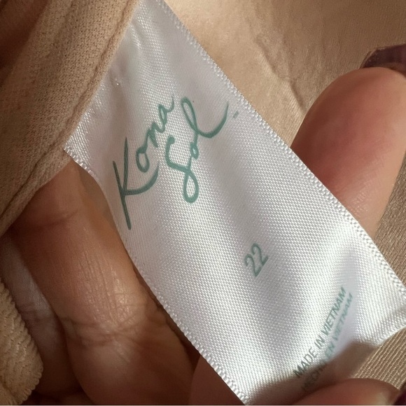 Kona Sol Pink Tummy Control Twist Front Full Coverage Strapless Bathingsuit - Picture 8 of 9